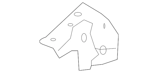 Apron Panel Reinforcement - Driver's Side (LH) - Kia (64515-3W000)