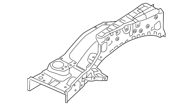 Apron Panel - Driver's Side (LH) - Kia (64530-2J101)