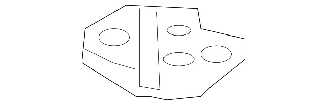 Apron Panel Stay - Driver's Side (LH) - Kia (64537-3W000)