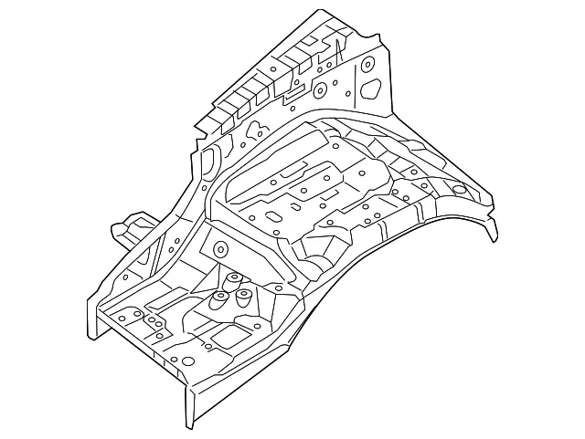 Apron Panel - Passenger Side (RH) - Kia (64540-2J101)