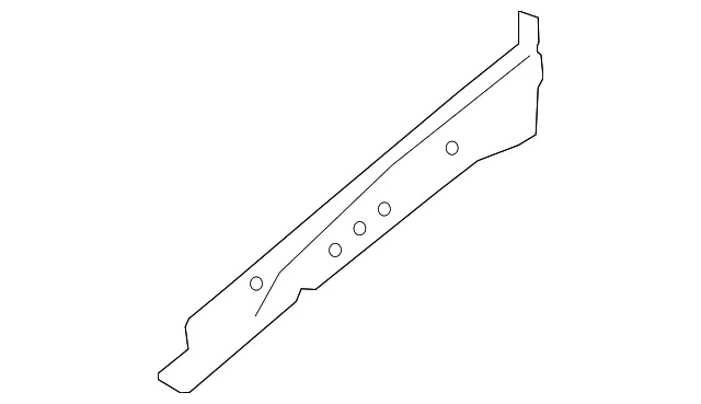 Apron Reinforced - Passenger Side (RH) - Kia (64584-M6000)