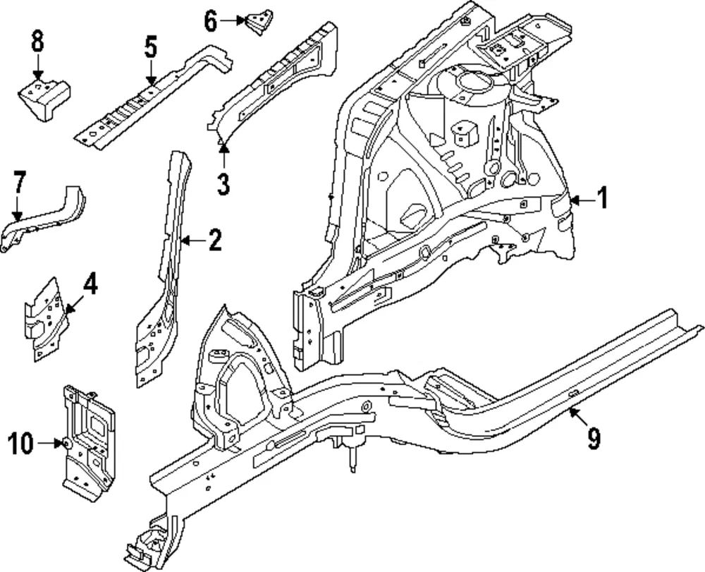 Apron Reinforced - Kia (64748-GG000)