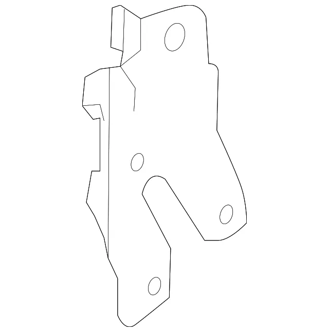 Apron Assembly Bracket - Driver's Side (LH) - Nissan (64824-1HL0A)