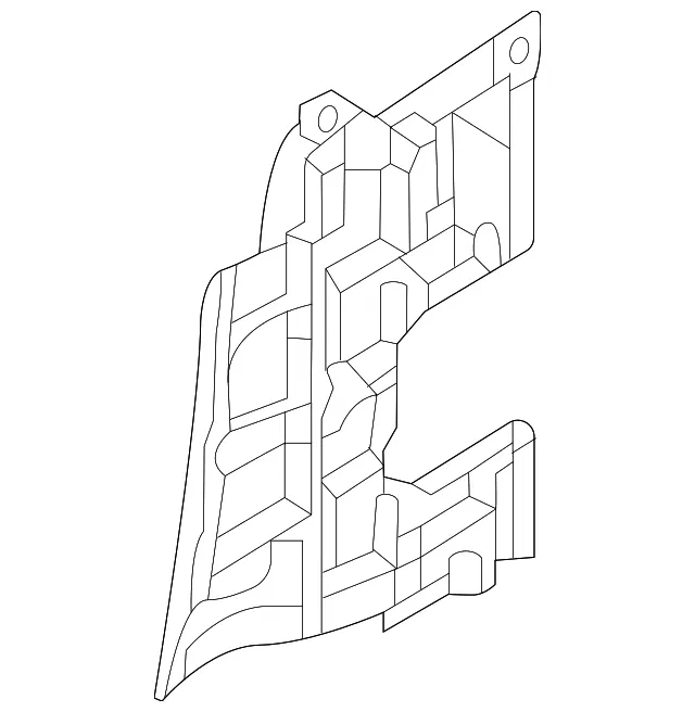 Radiator Support Air Deflector - Nissan (64838-6RR0A)