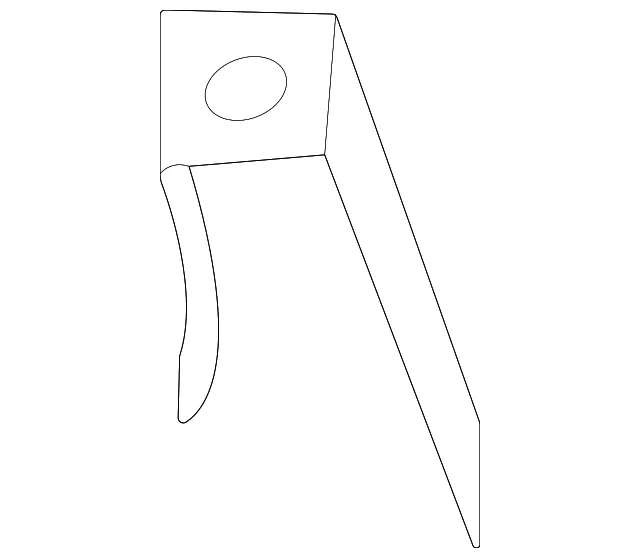 Bumper Rubber Bracket, Left - Nissan (65149-5MP0A)