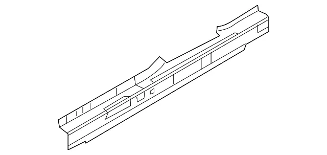 Inner Rocker - Driver's Side (LH) - Kia (65170-1G000)