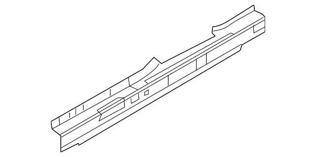Inner Rocker - Driver's Side (LH) - Kia (65170-3F500)