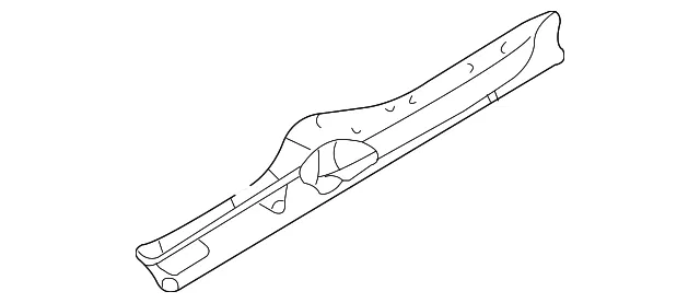 Inner Rocker - Passenger Side (RH) - Kia (65302-4D110)