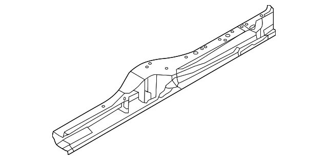 Inner Rocker - Passenger Side (RH) - Kia (65302-4D800)