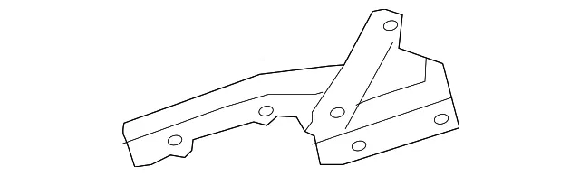 Hinge - Passenger Side (RH) - Nissan (65400-EZ40A)