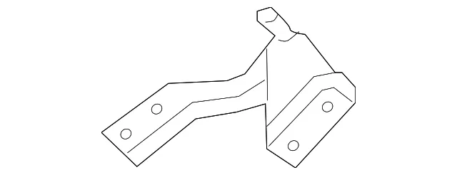 Hood Hinge, Left - Nissan (65401-5AA0A)