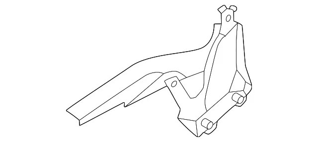 Hood Hinge, Left - Nissan (65401-7LF0A)