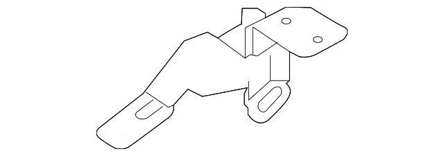 Hood Safety Hook Assembly - Nissan (65603-6MA0A)