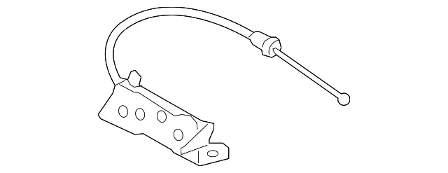 Hood Lock Bell Crank - Nissan (65603-9UA0B)