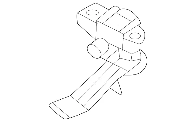 Secondary Hood Lock Control - Nissan (65670-6GP0A)