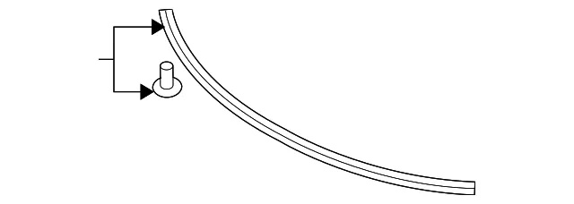 Hood Seal - Nissan (65820-1AA0A)