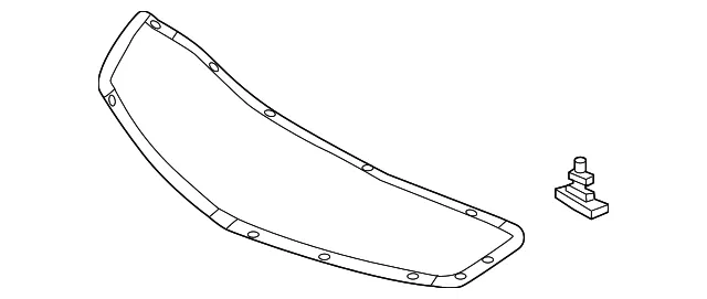 Front Hood Seal - Nissan (65820-6GP0B)