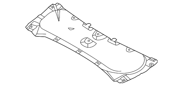 Hood Insulator - Nissan (65840-6TA0A)