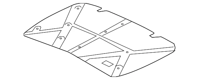 Hood Insulation Pad - Nissan (65840-EZ40A)