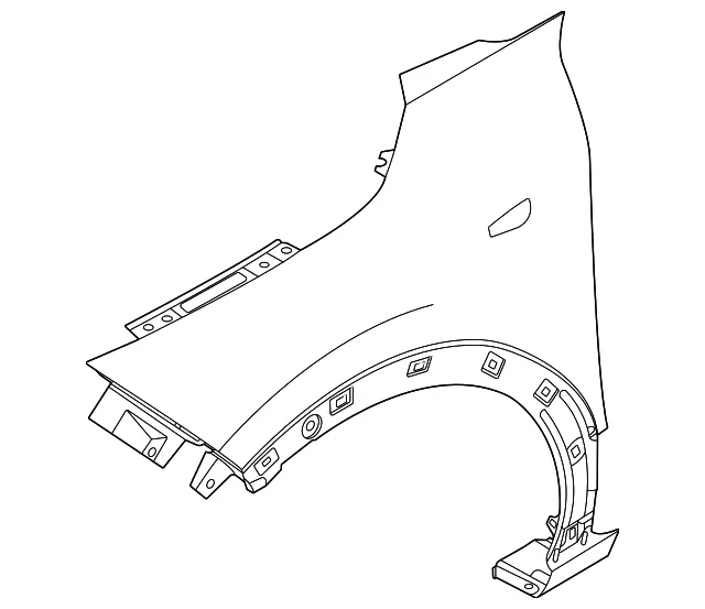 Fender - Kia (66310-AT500)
