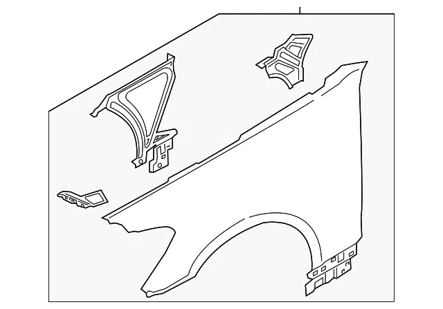 Fender - Driver's Side (LH) - Kia (66310-J6000)
