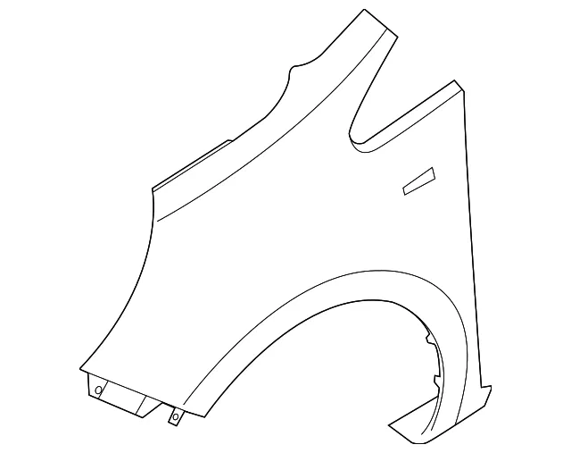 Fender - Driver's Side (LH) - Kia (66311-1W100)