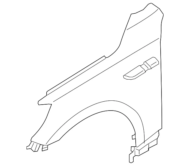 Fender - Driver's Side (LH) - Kia (66311-3T000)