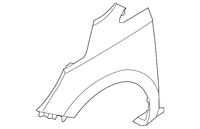 Fender - Driver's Side (LH) - Kia (66311-A9000)