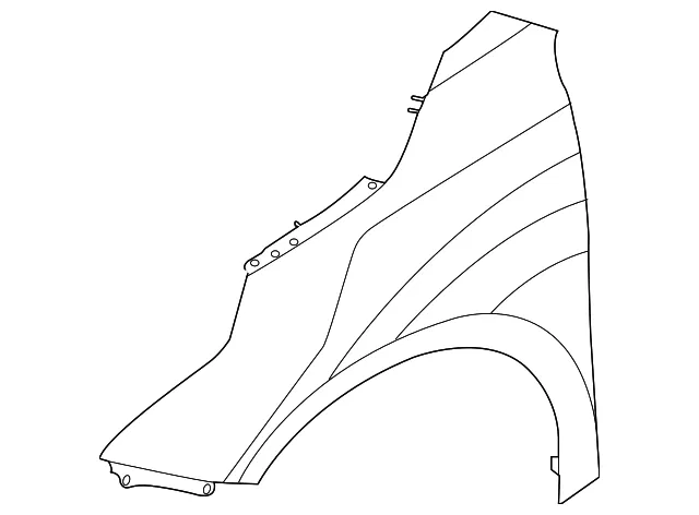 Fender - Driver's Side (LH) - Kia (66311-M7000)