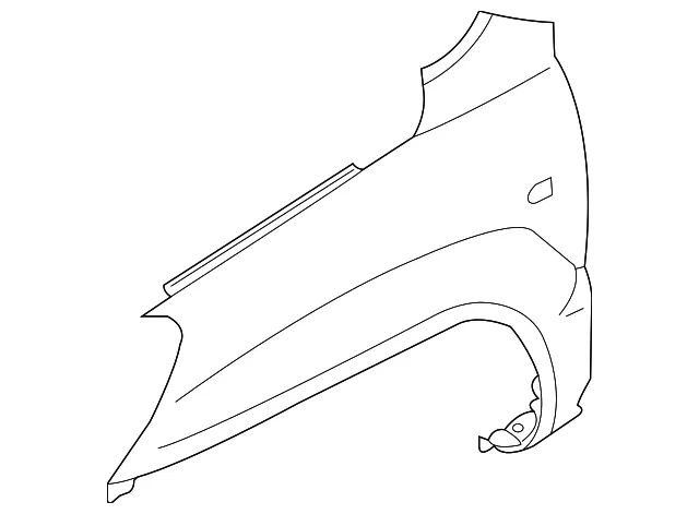 Fender - Passenger Side (RH) - Kia (66321-1F110)