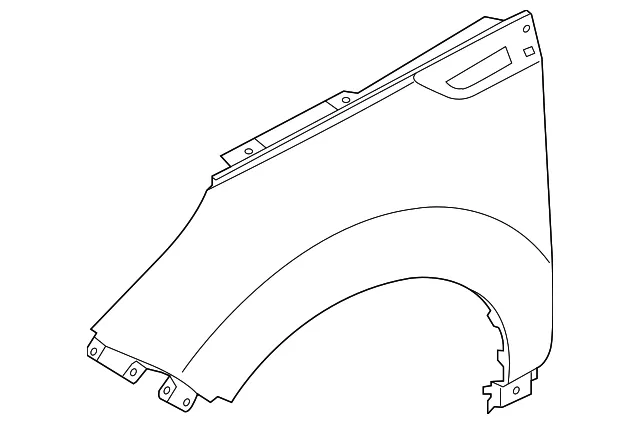 Fender - Passenger Side (RH) - Kia (66321-B2000)