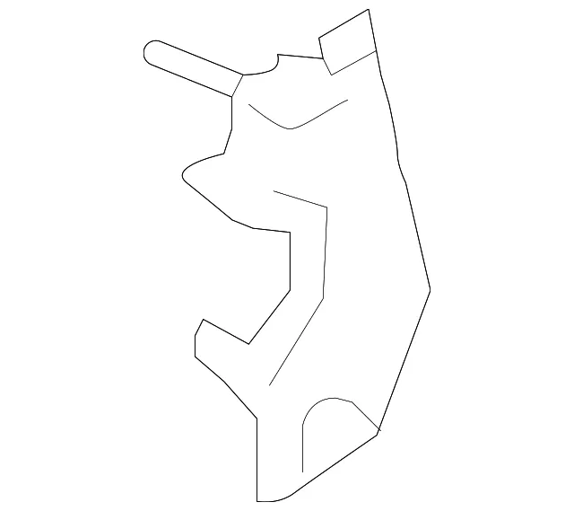 Fender Bracket - Passenger Side (RH) - Kia (66327-M7000)