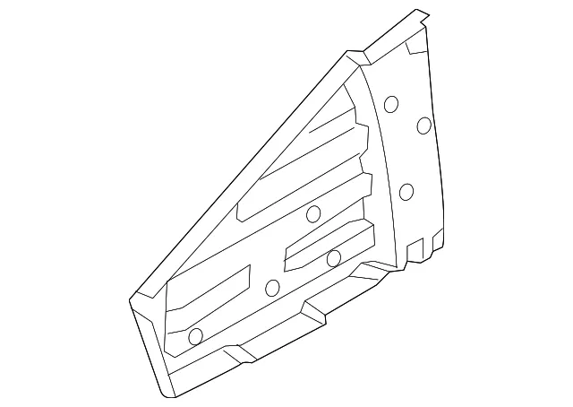 Apron Reinforced - Driver's Side (LH) - Kia (66718-D9000)
