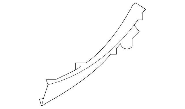 Upper Molding - Driver's Side (LH) - Nissan (66895-EZ00A)