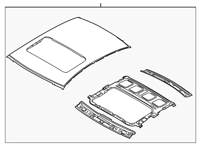 Roof Panel - Kia (67110-A7030)