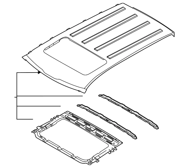 Roof Panel - Kia (67110-Q5051)