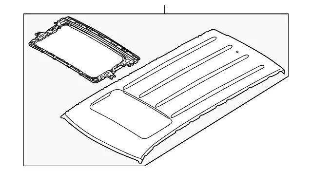 Roof Panel - Kia (67111-2J010)