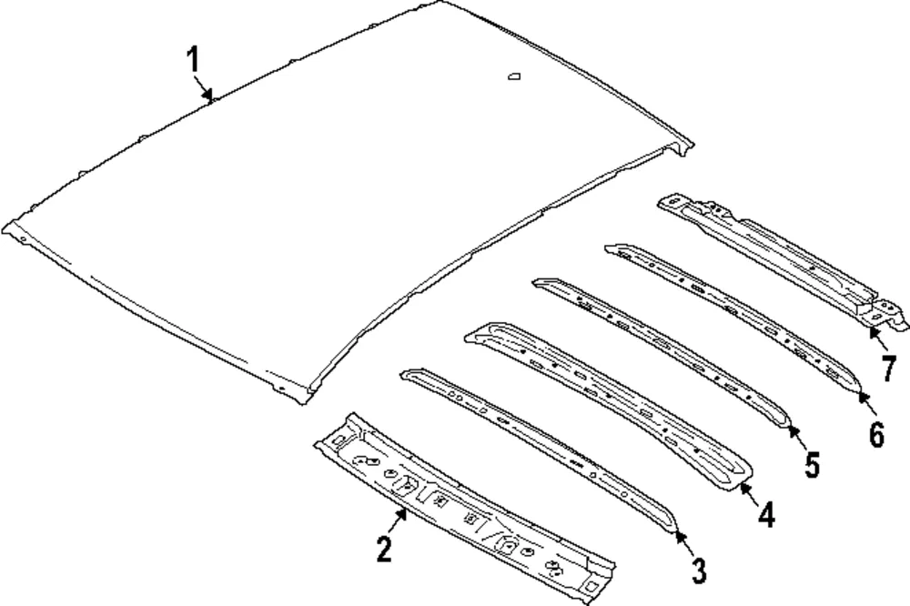 Roof Panel - Kia (67111-GG000)