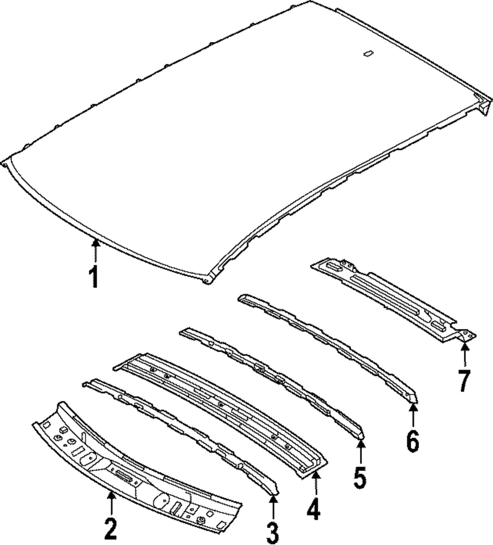 Roof Panel - Kia (67111-XG000)