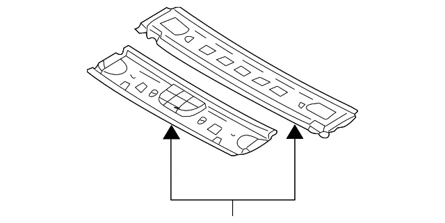 Windshield Header - Kia (67120-3E000)