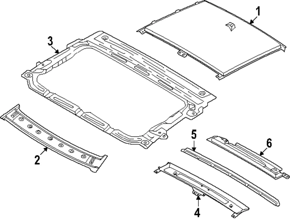 Roof Header Panel - Kia (67121-GG050)