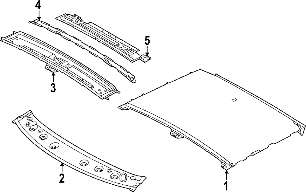 Roof Panel - Kia (67154-XG050)