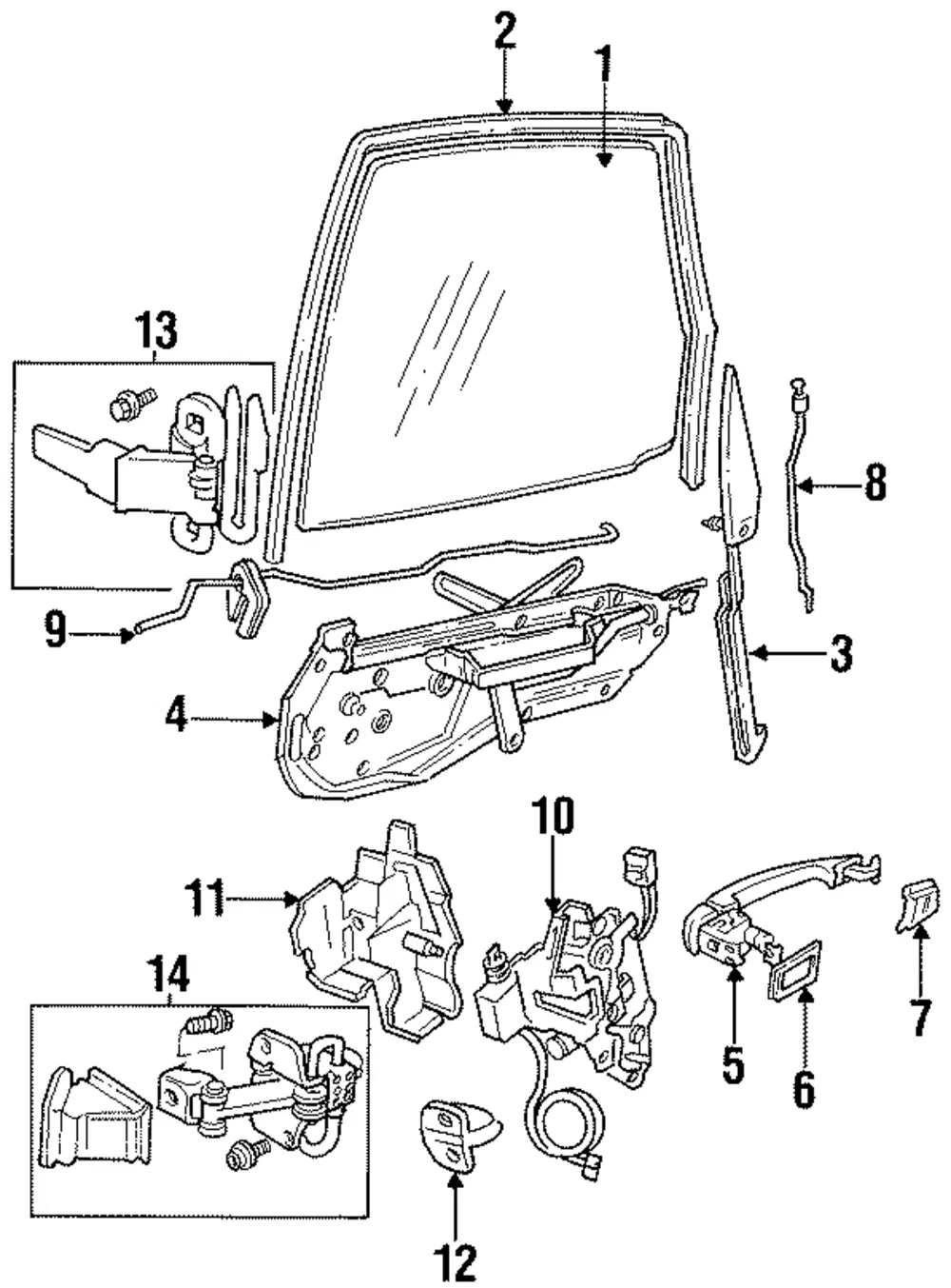 Window Regulator - Passenger Side (RH) - Volvo (6800792)