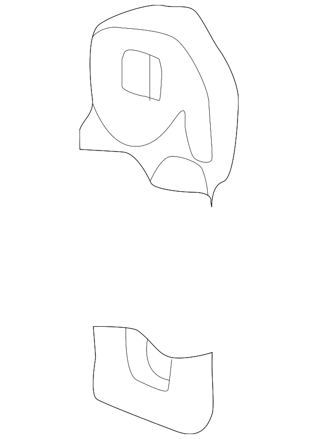 Hinge Flange - Passenger Side (RH) - Volvo (6817799)