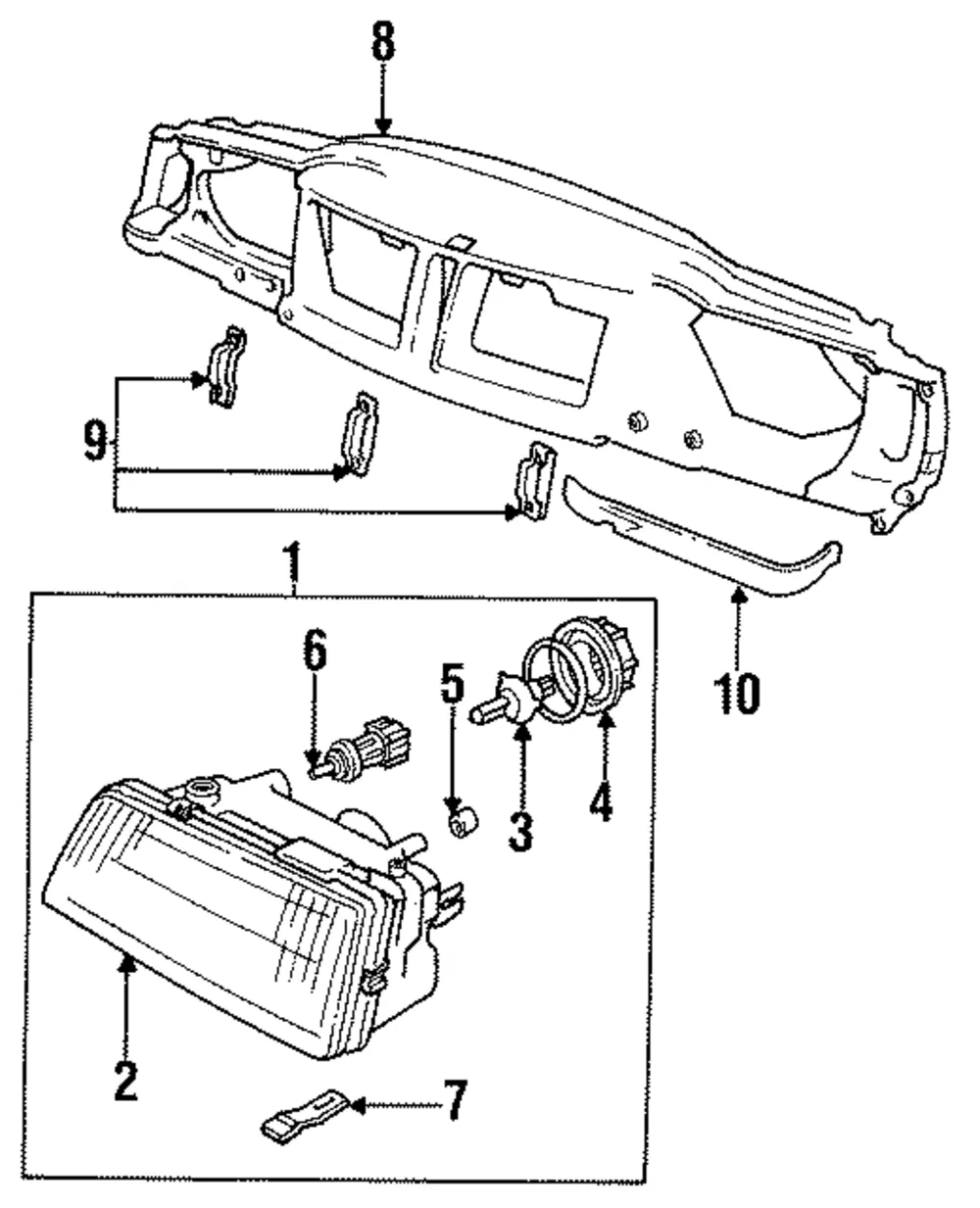 Lower Molding - Passenger Side (RH) - Volvo (6817850)