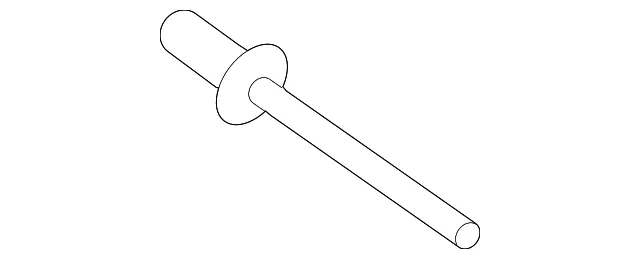 Wheel Opening Molding Rivet - Nissan (68399-6GA0A)