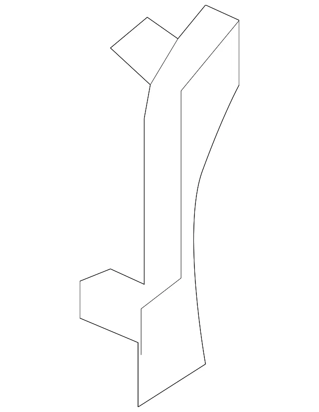 Finish Molding - Driver's Side (LH) - Nissan (68410-1LA0A)