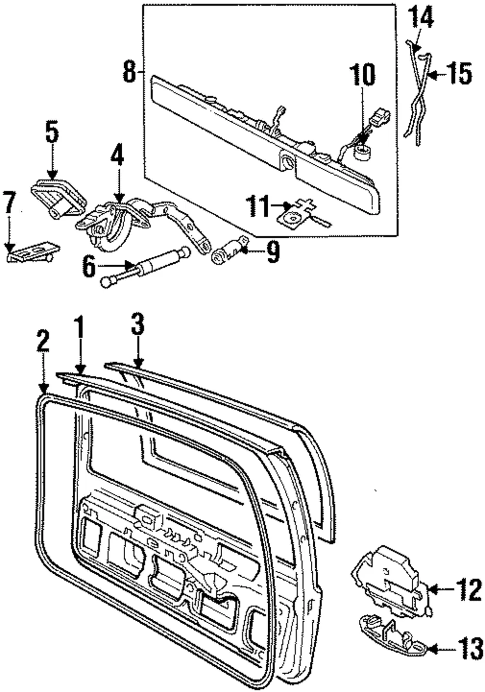 Lift-Gate Latch Control Rod - Volvo (6846659)