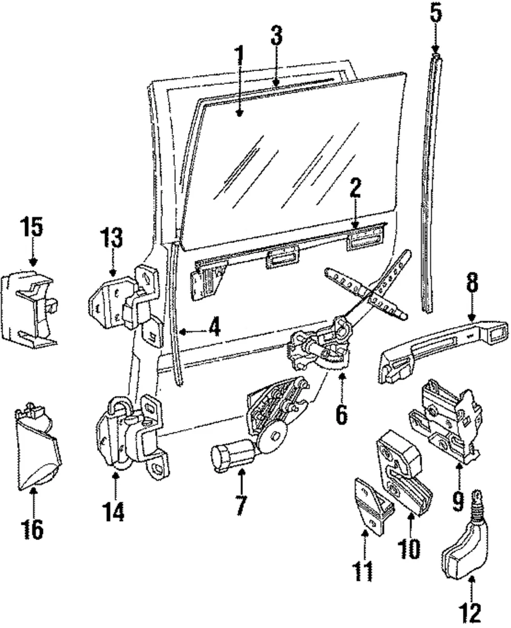 Window Regulator - Volvo (6848883)
