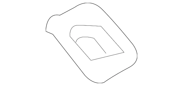 Defroster Grille - Driver's Side (LH) - Nissan (68741-6CA0A)